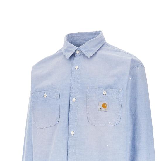 26FW 칼하트 WIP 긴팔 셔츠 I036919 Blue - CARHARTT WIP