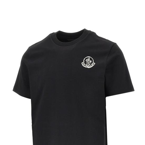 26FW 몽클레어 반팔 티셔츠 L20918C0002589AUG Black - MONCLER