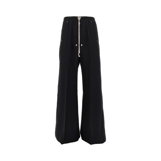 26FW 릭 오웬스 트레이닝/조거 팬츠 RU02F4366WT Black