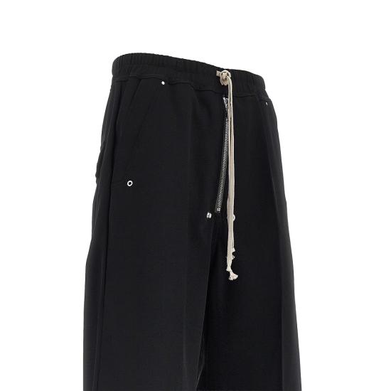26FW 릭 오웬스 트레이닝/조거 팬츠 RU02F4366WT Black - RICK OWENS