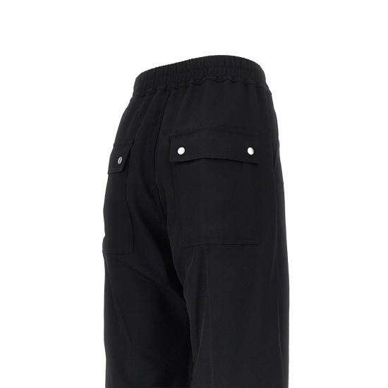 26FW 릭 오웬스 트레이닝/조거 팬츠 RU02F4366WT Black - RICK OWENS