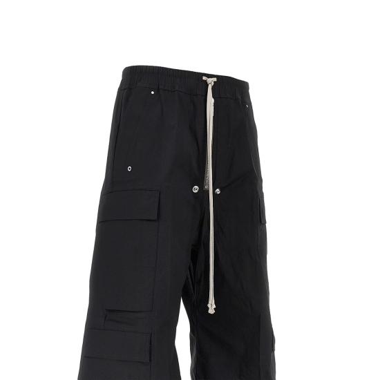 26FW 릭 오웬스 스트레이트 팬츠 RU02F4339TE Black - RICK OWENS