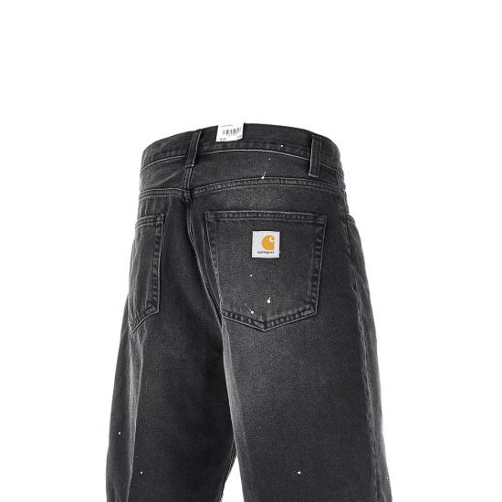26FW 칼하트 WIP 데님 숏팬츠 I037028 Black - CARHARTT WIP