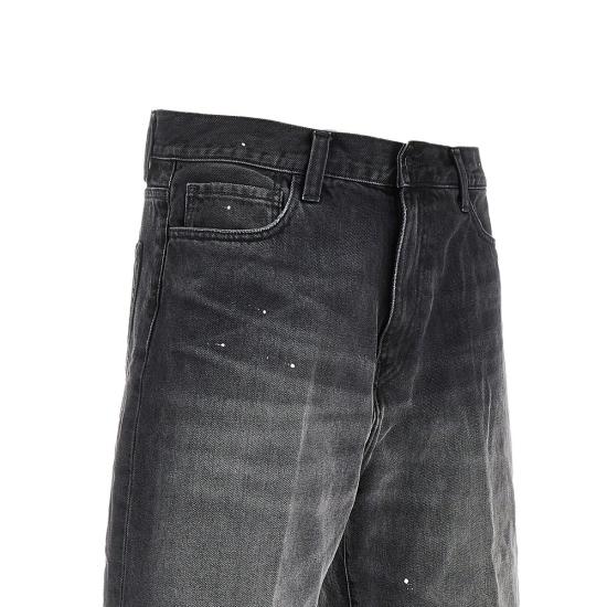 26FW 칼하트 WIP 데님 숏팬츠 I037028 Black - CARHARTT WIP