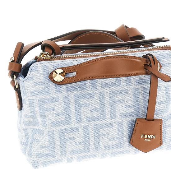26FW 펜디 바이 더 웨이 소프트 FF 데님 미니백 8BS098AY6Q Blue - FENDI