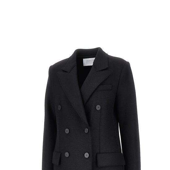 26FW 해리스와프런던 코트 AA1604MLK Black - HARRIS WHARF LONDON