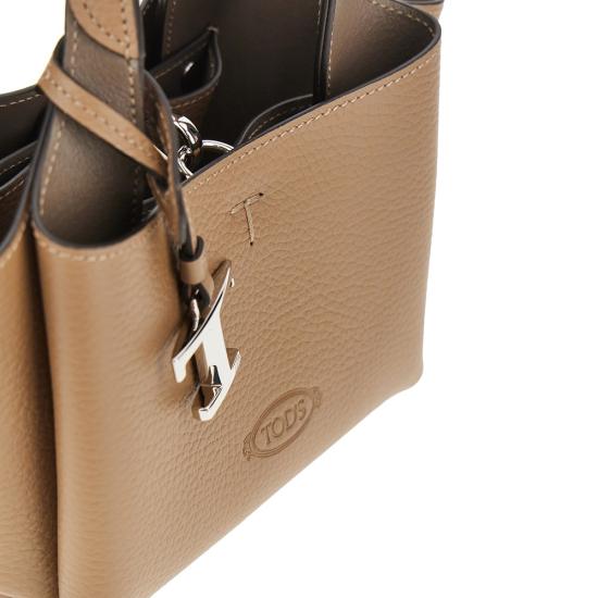 26FW 토즈 마이크로 토트백 XBWAPAFL000QRI Brown - TODS