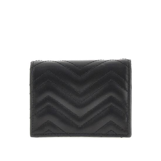 26FW 구찌 GG 마몽 카드 케이스 466492AAFAX Black - GUCCI
