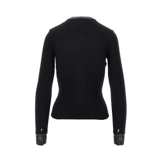 26FW 쿠레쥬 가디건 326MGI056FI0001 Black - COURREGES