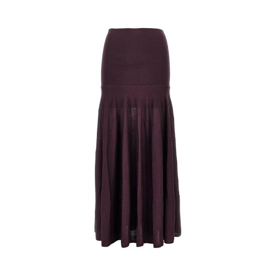 26FW 파코라반 롱 스커트 26AMJU205ML0624 Purple