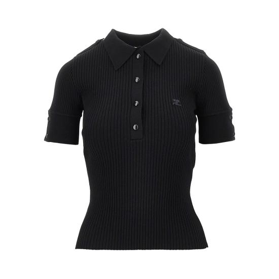26FW 쿠레쥬 스웨터 326MPO071FI0001 Black
