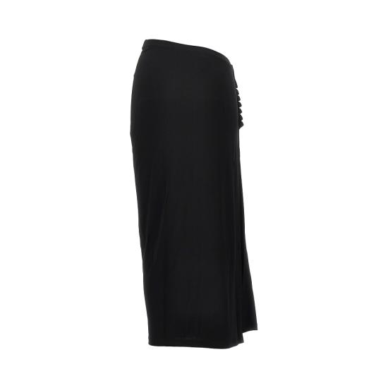 26FW 파코라반 스커트 24AJJU515VI0386 Black - PACO RABANNE