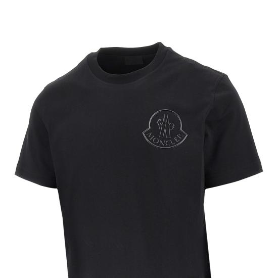 26FW 몽클레어 반팔 티셔츠 L20918C0003789AYW Black - MONCLER