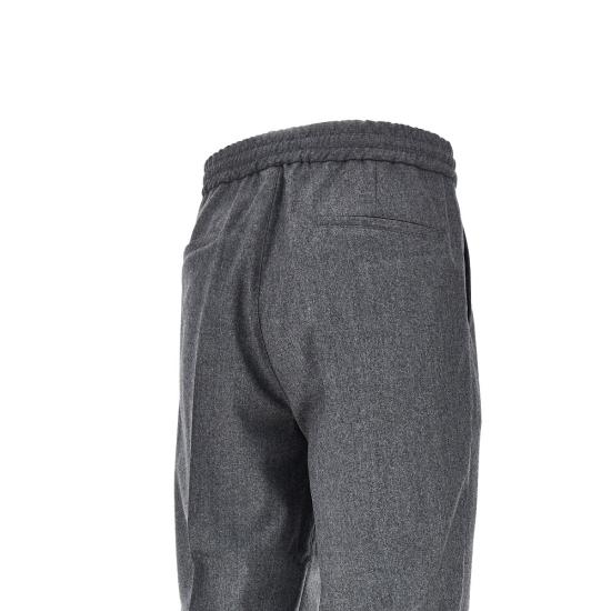 26FW 브루넬로 쿠치넬리 스트레이트 팬츠 ME226E1710 Grey - BRUNELLO CUCINELLI