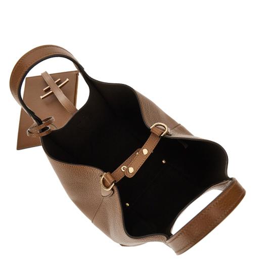 26FW 토즈 T 타임리스 미니 토트백 XBWTSBA9100XSO Brown - TODS