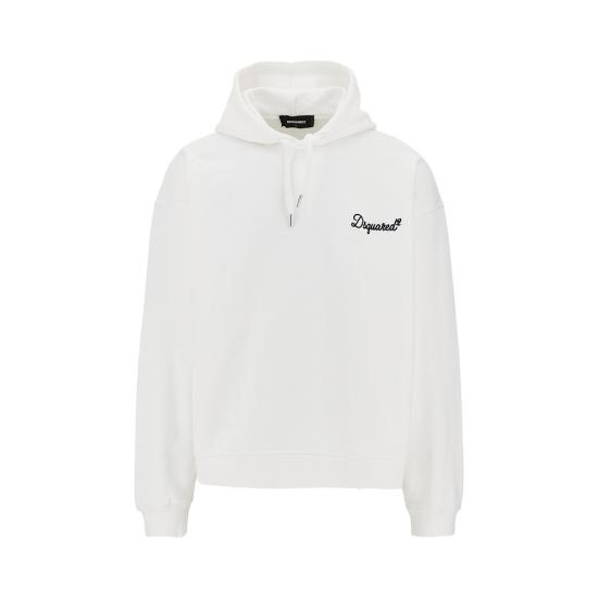 26FW 디스퀘어드2 후드 티셔츠 S74GU0929D25029 White