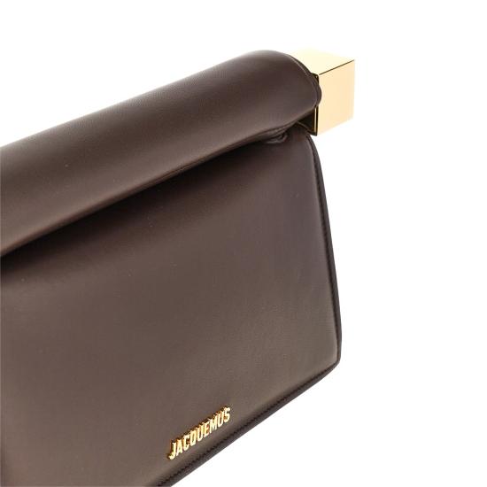 26FW 자크뮈스 론드 까레 클러치 BAW00356AC27L14 Brown - JACQUEMUS