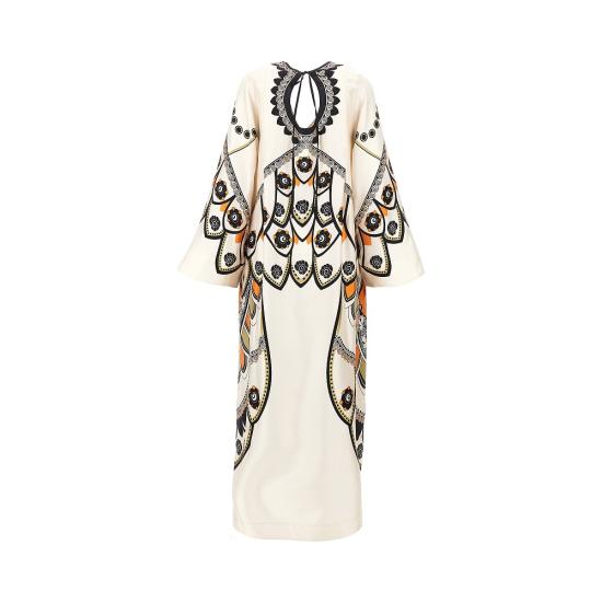 26FW 라 더블제이 롱 원피스 DRE1022SIL029PLU03 Multicolor - LA DOUBLEJ