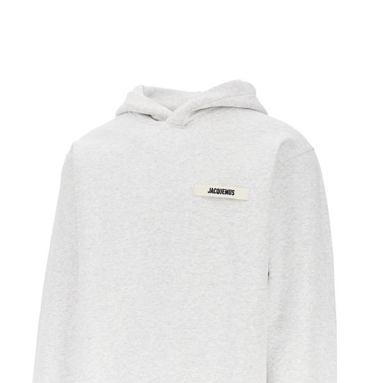 26FW 자크뮈스 그로그랭 후드 티셔츠 HOM00247AJ00126 Grey - JACQUEMUS