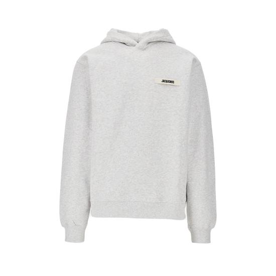26FW 자크뮈스 그로그랭 후드 티셔츠 HOM00247AJ00126 Grey