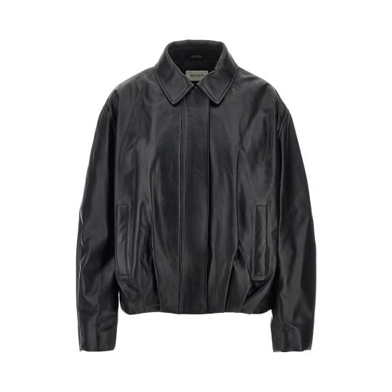 26FW 아르마 가죽 자켓 003L26600902 Black
