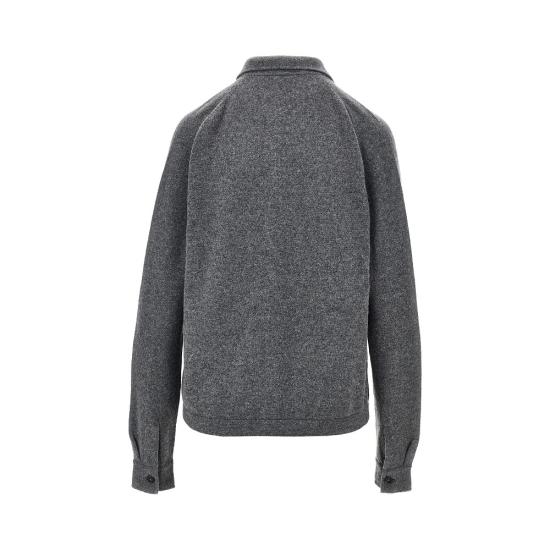 26FW 토템 가디건 243 WRT0347 YA0016 Grey - TOTEME