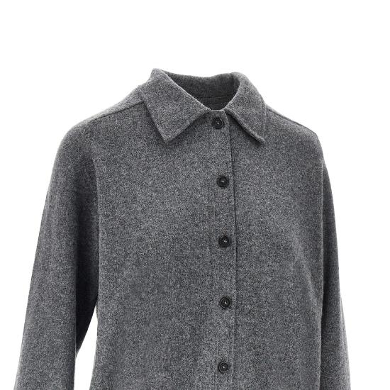 26FW 토템 가디건 243 WRT0347 YA0016 Grey - TOTEME