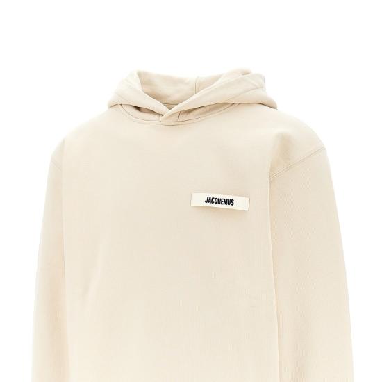 26FW 자크뮈스 그로그랭 후드 티셔츠 HOM00247AJ00126 Beige - JACQUEMUS