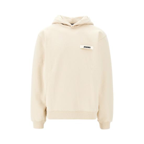 26FW 자크뮈스 그로그랭 후드 티셔츠 HOM00247AJ00126 Beige