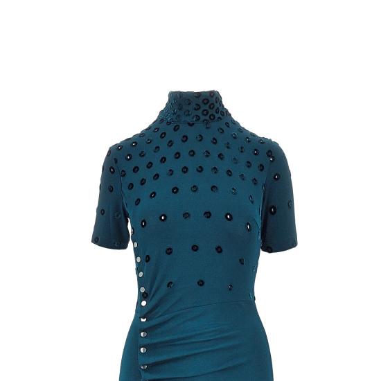 26FW 파코라반 롱 원피스 26AJRO340VI0628 Blue - PACO RABANNE