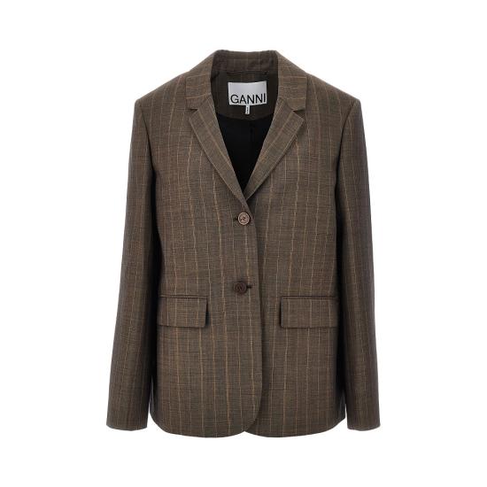 26FW 가니 수트 자켓 A1020102 Brown