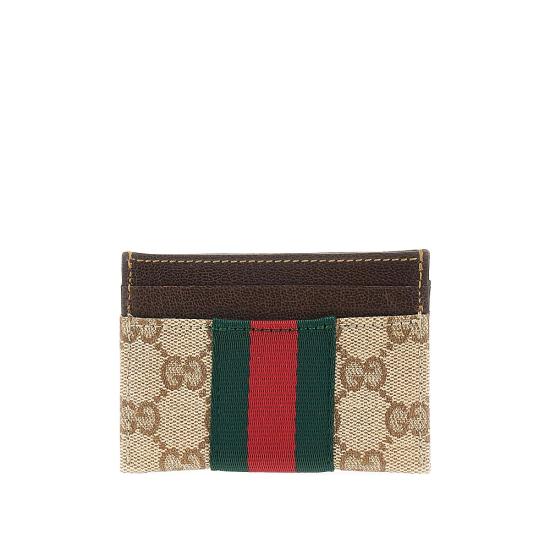 26FW 구찌 카드지갑 876043FAF8R Beige - GUCCI