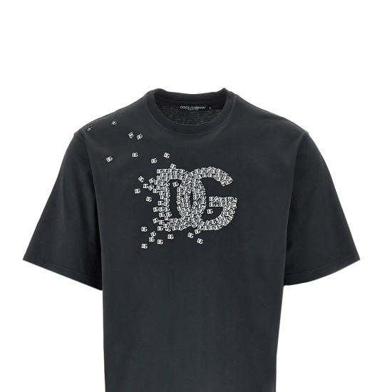 26FW 돌체앤가바나 반팔 티셔츠 G8PN9TG7P9Z Black - DOLCE & GABBANA