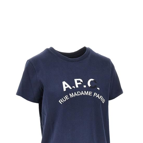 26FW 아페쎄 반팔 티셔츠 COHBU F26581 Blue - A.P.C.