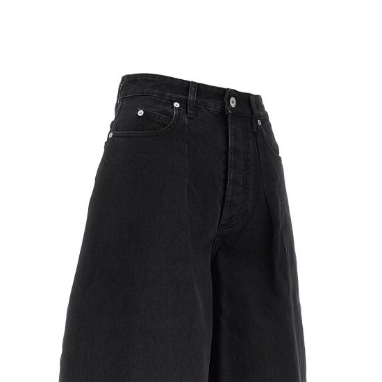 26FW 자크뮈스 더 오발로 드 님 데님 팬츠 팬츠 PAW00609AD00039 Black - JACQUEMUS