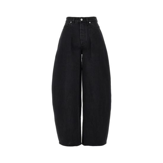 26FW 자크뮈스 더 오발로 드 님 데님 팬츠 팬츠 PAW00609AD00039 Black