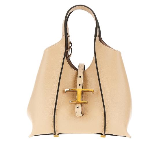 26FW 토즈 T 타임리스 미니 토트백 XBWTSBA9100XSO Beige