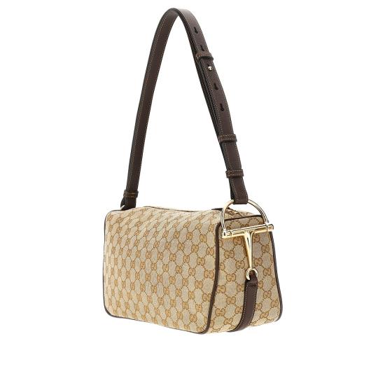 26FW 구찌 하프 홀스빗 미디엄 숄더백 860787FAFV2 Beige - GUCCI