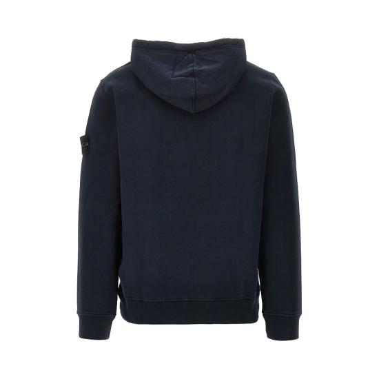 26FW 스톤 아일랜드 오가닉 코튼 플리스 후드 오가닉 코튼 플리스 후드 L2S156100048S0A20 Blue - STONE ISLAND