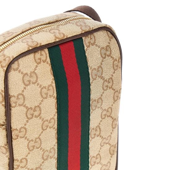 26FW 구찌 웹 디테일 GG 메신저백 A002SJFAF9S Beige - GUCCI