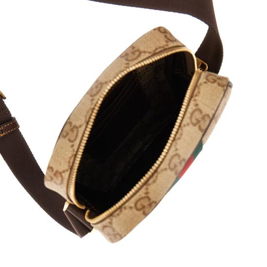 26FW 구찌 웹 디테일 GG 메신저백 A002SJFAF9S Beige - GUCCI