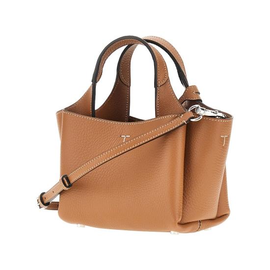 26FW 토즈 마이크로 토트백 XBWAPAFL000QRI Brown - TODS