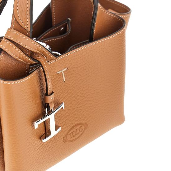 26FW 토즈 마이크로 토트백 XBWAPAFL000QRI Brown - TODS