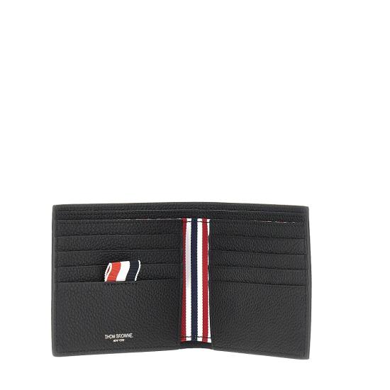 26FW 톰브라운 가죽소품 MAW023AL0105 Black - THOM BROWNE