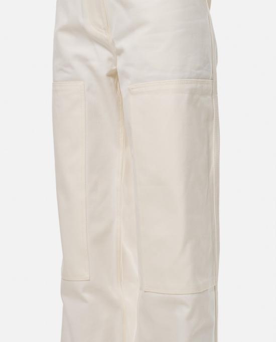  세실리아 반센 데님 팬츠 124RTW18001WHITE Neutrals - CECILIE BAHNSEN