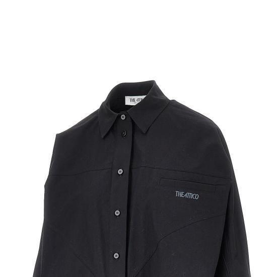 26FW 디 아티코 셔츠 261WCH00049CCC052AA Black - THE ATTICO