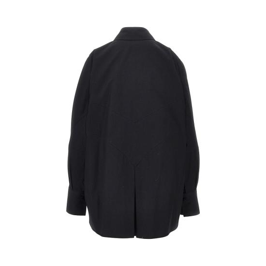 26FW 디 아티코 셔츠 261WCH00049CCC052AA Black - THE ATTICO