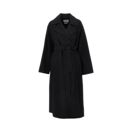 26FW 위켄드막스마라 마누엘라 캐시미어 코트 2625016011600630 Black