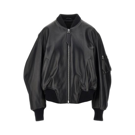 26FW 디 아티코 가죽 자켓 261WCB00004LBT128AA Black