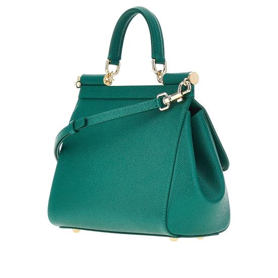 26FW 돌체앤가바나 미디움 시실리 핸드백 BB6003B1001 Green - DOLCE & GABBANA
